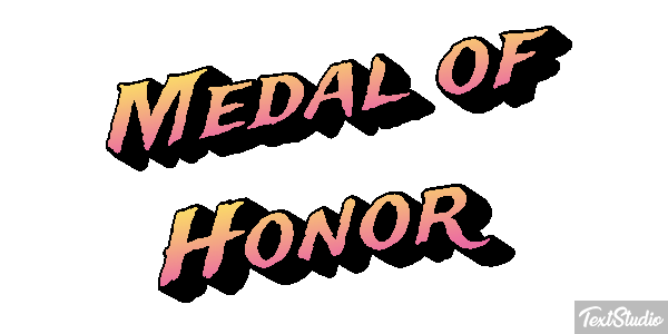 Medal of Honor Effetto testo