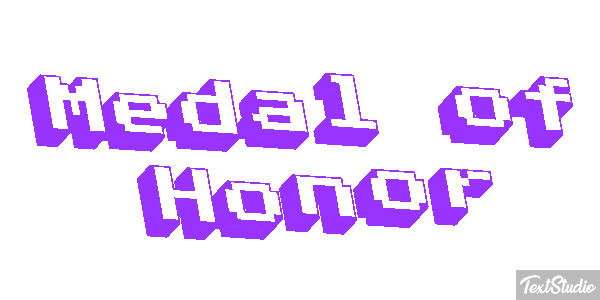 Medal of Honor Effetto testo