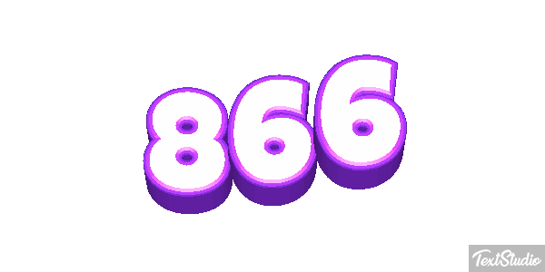 866 Tekst effect