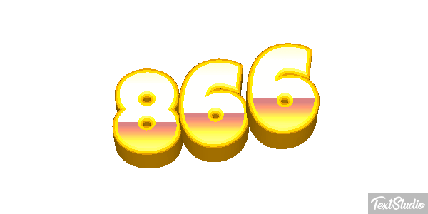 866 Tekst effect