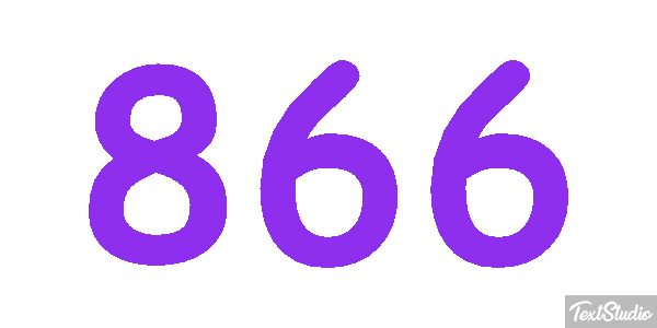 866 Tekst effect
