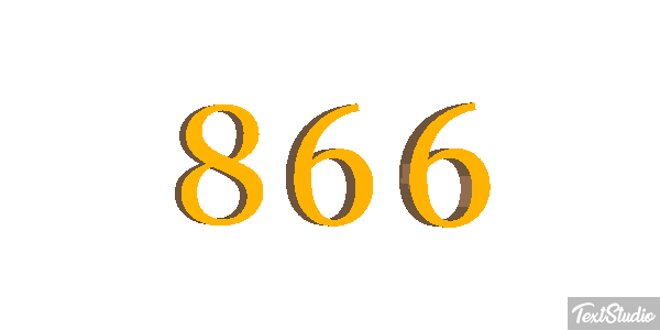 866 Tekst effect