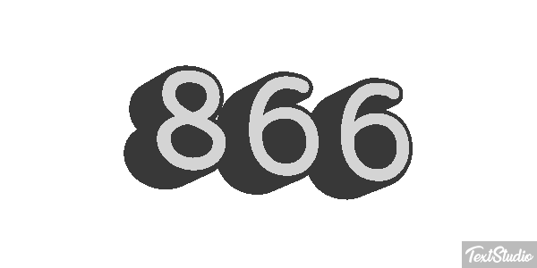 866 Tekst effect