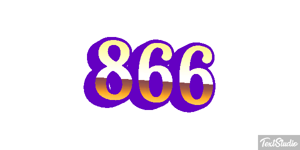 866 Tekst effect