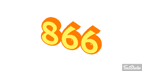 866 Tekst effect