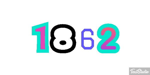 1862 テキスト効果