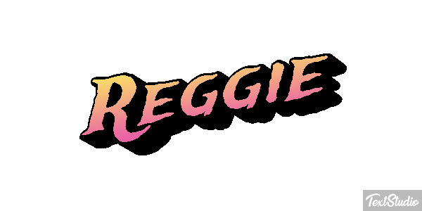Reggie Efecto de texto