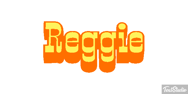 Reggie Efecto de texto