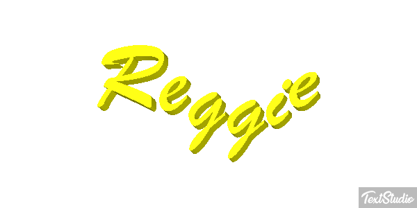 Reggie Efecto de texto