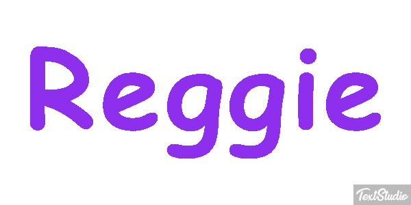 Reggie Efecto de texto