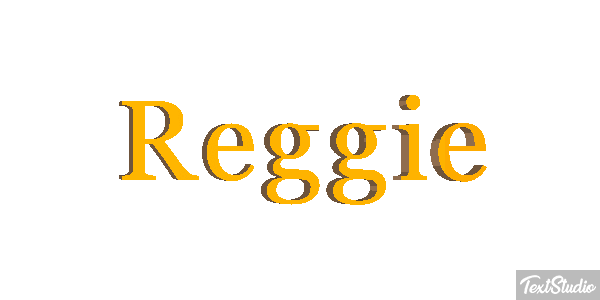 Reggie Efecto de texto