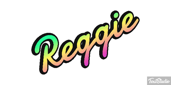 Reggie Efecto de texto
