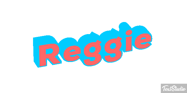 Reggie Efecto de texto