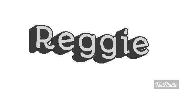 Reggie Efecto de texto