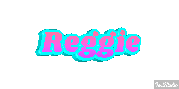 Reggie Efecto de texto