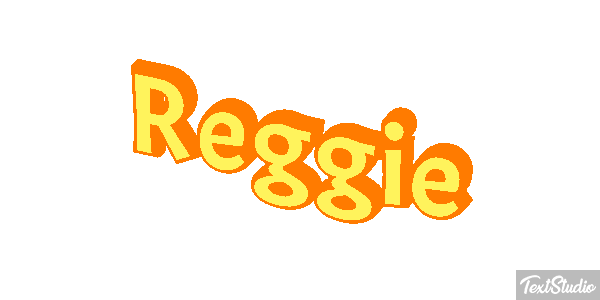 Reggie Efecto de texto