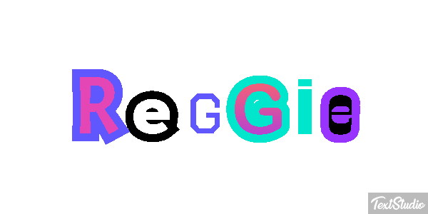 Reggie Efecto de texto