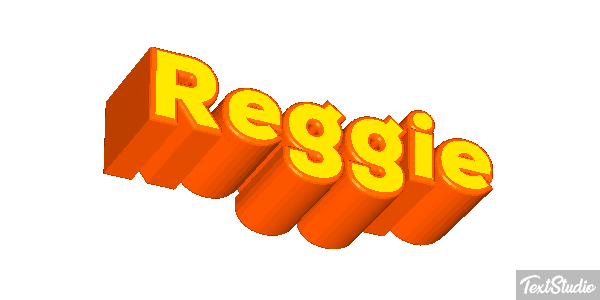 Reggie Efecto de texto