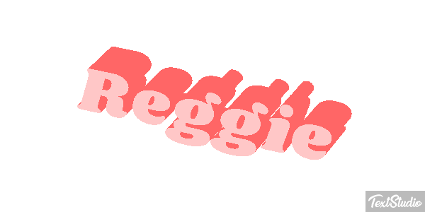 Reggie Efecto de texto