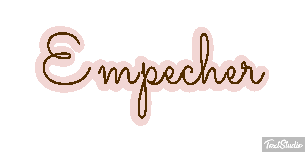 Empêcher Effet de texte
