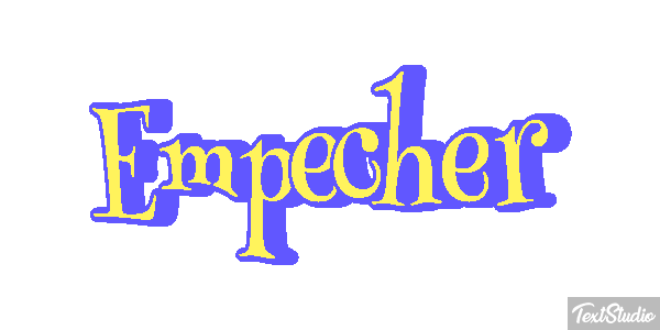 Empêcher Effet de texte