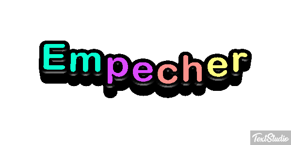Empêcher Effet de texte