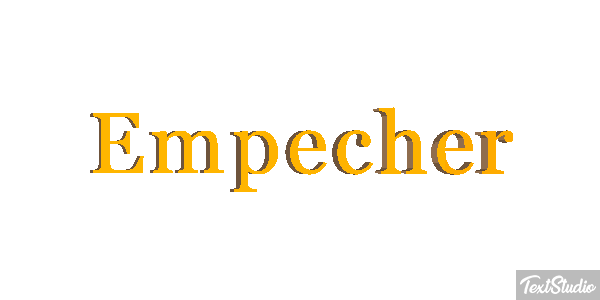 Empêcher Effet de texte