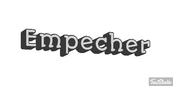 Empêcher Effet de texte