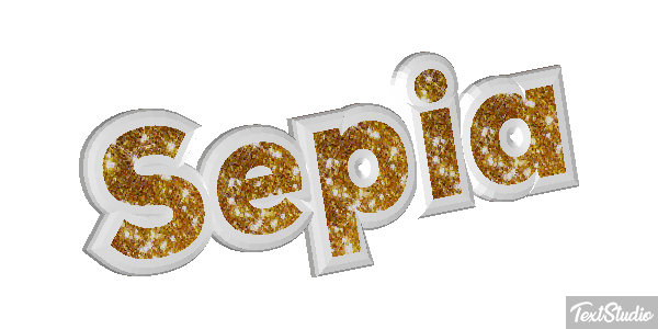 Sepia Efecto de texto