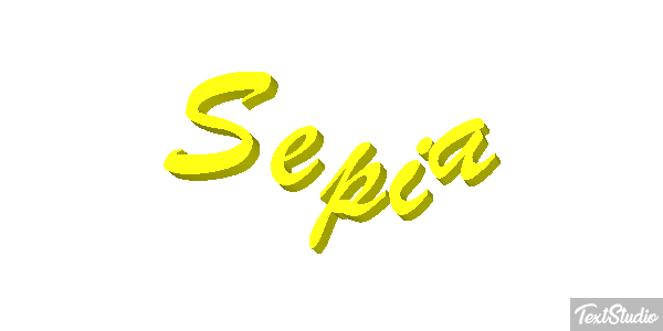 Sepia Efecto de texto
