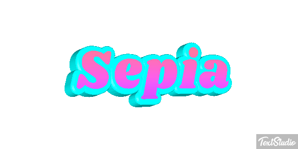 Sepia Efecto de texto