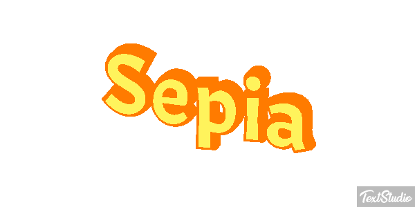 Sepia Efecto de texto