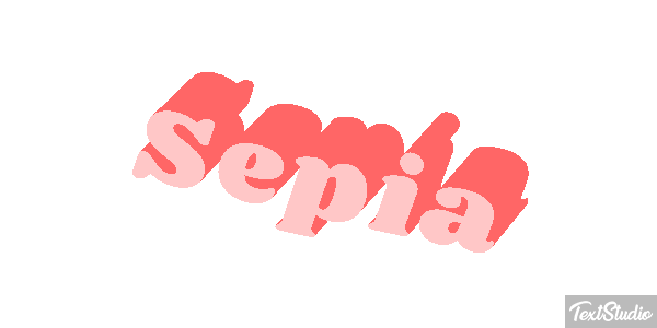 Sepia Efecto de texto