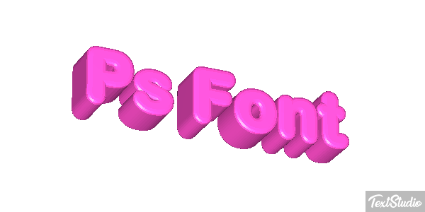 Ps Font Text effect