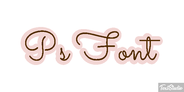 Ps Font Text effect