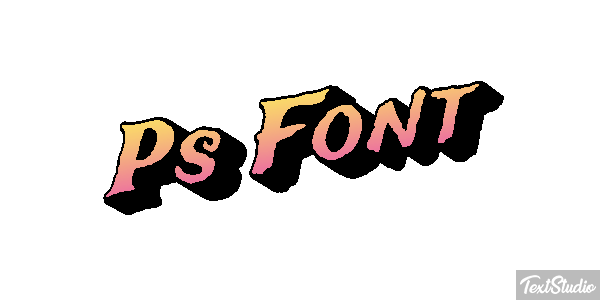 Ps Font Text effect