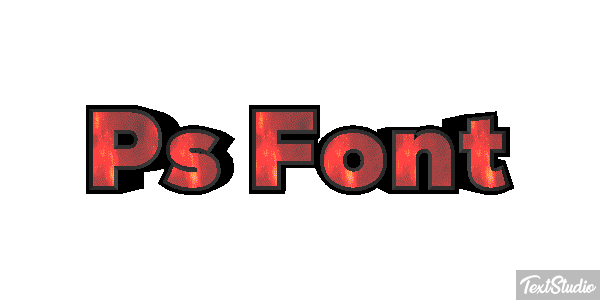 Ps Font Text effect
