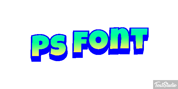 Ps Font Text effect
