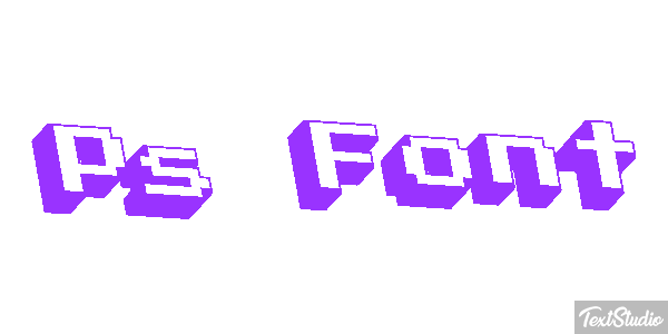 Ps Font Text effect