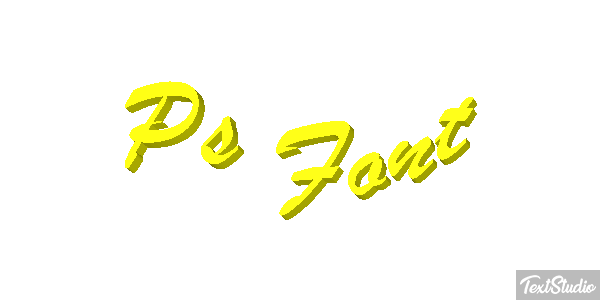 Ps Font Text effect