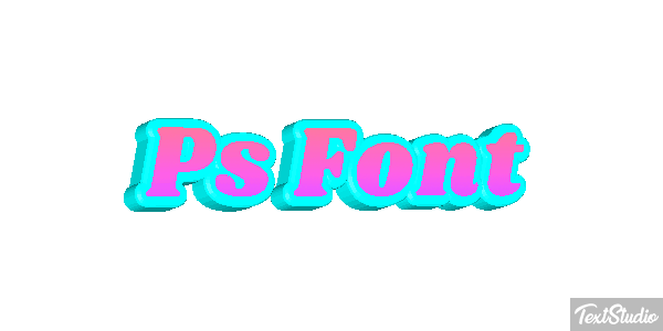 Ps Font Text effect