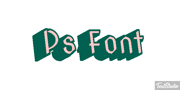 Ps Font Text effect