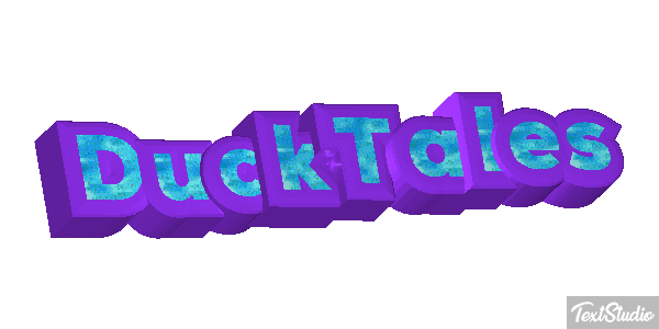 DuckTales Текстовый эффект