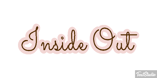 Inside Out Efecto de texto