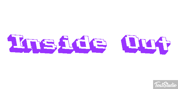 Inside Out Efecto de texto