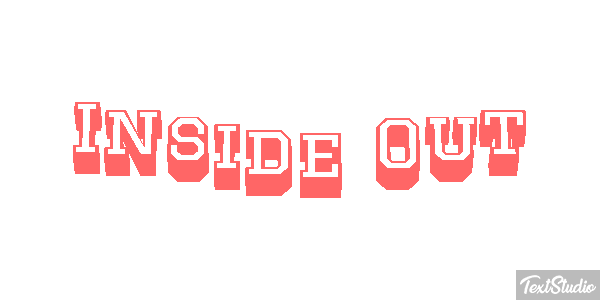 Inside Out Efecto de texto