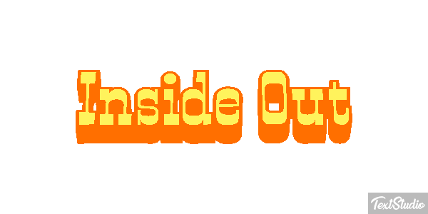 Inside Out Efecto de texto