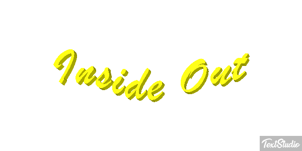 Inside Out Efecto de texto