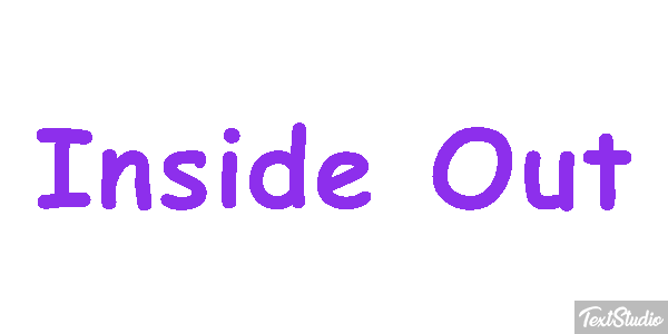 Inside Out Efecto de texto