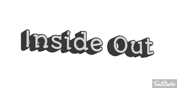 Inside Out Efecto de texto